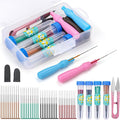 Yizzvb 45 Pcs Needle Felting Tools, 4 Size 40 Pcs Colorful Wool Felting Needles by yizzvb