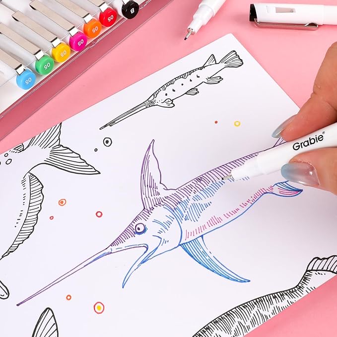 Grabie Micro Fineliner Pens, Illustration, Journaling, Art Supplies - Image 8