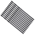 Drill Bit, 1.2mm Cutting Diameter, 4241 HSS Nitriding Black 118° Cutting Angle Versatile Jobber Bits - (Applications: for Drilling Plastic Wood Soft Metal), 12-Pieces