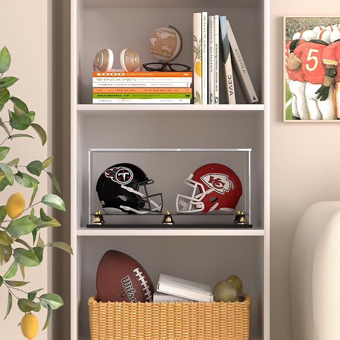 Double Mini Helmet Display Case - Image 2