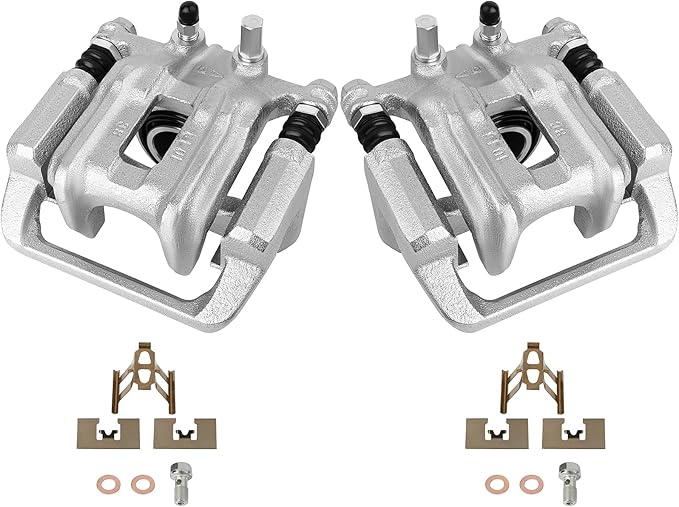 SCITOO Rear Left+Right Brake Calipers With Bracket 19B6886 19B6887 Compatible For Acura RDX 2013-2018 For Honda Crosstour 2012-2015 For Honda CR-V 2007-2016