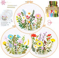 RidaaFri Embroidery Kit for Beginners, Hand Embroidery Set by RidaaFri