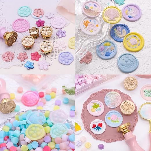 300Pcs Wax Seal Beads, Sealing Wax Beads, Octagon Wax Sealing Beads - Image 4
