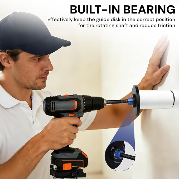 PVC Pipe Internal Cutter Set – 360° Rotating Cutter, adjustable depth gauge - Image 6