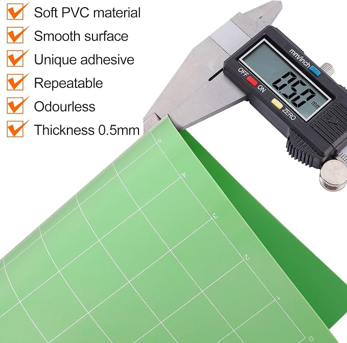 3 Pack Standard Grip Mat 12x12, Reusable Cutting Mats - Image 3