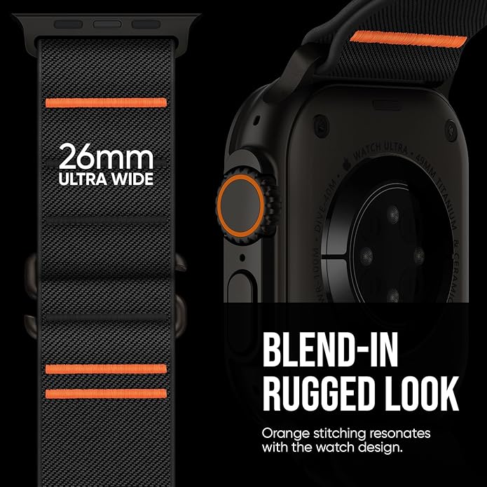 Suitisbest Sport Bands Compatible with Apple Watch Ultra Band 49mm 46mm 45mm 44mm 42mm 38mm 40mm 41mm Men Women, Stretchy Nylon Sport Loop Strap with S-Hook for iWatch Series 10 Ultra SE 9 8 7 6 5 4 3