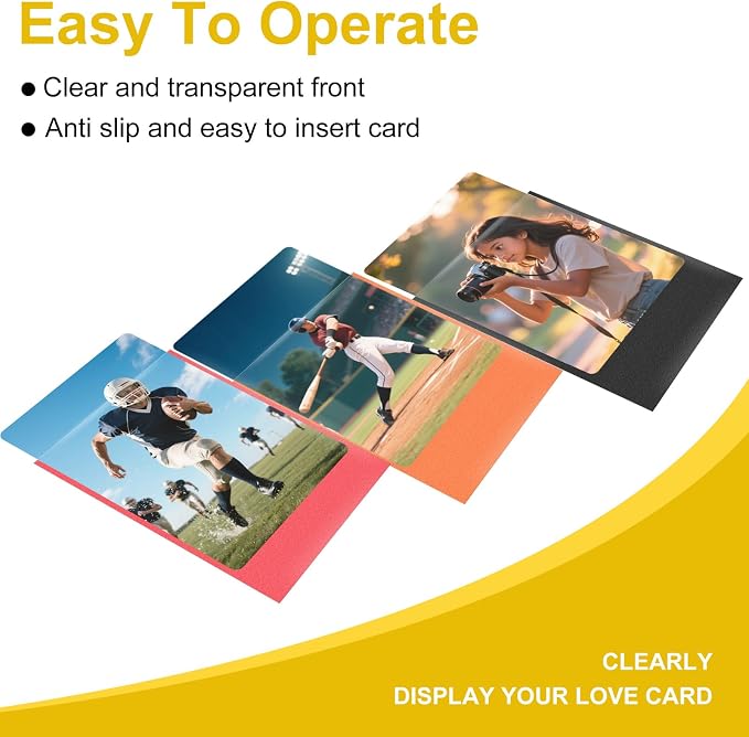 Premium Card Sleeves, 150 Sleeves 2.6''x3.6'' Compatible - Image 4
