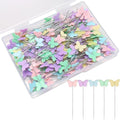 Elisel 200 pcs Multicolor Straight Pins Straight Quilting Pins Craft by Elisel