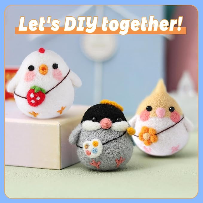 SOCNITC Felting Kits for Beginners, Animal Needle Felting Supplies Kits - Image 7