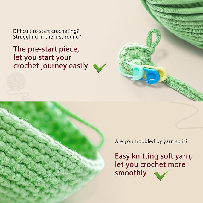 CrochetBox Crochet Kit for Beginner, Knitting Set - Image 6