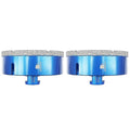 115mm Diamond Core Drill Bit for Porcelain Tile Ceramic Marble Granite Drilling,BRSCHNITT 2pcs Vacuum Brazed Diamond Hole Saw with 5/8-11 Thread (115mm 2pcs)
