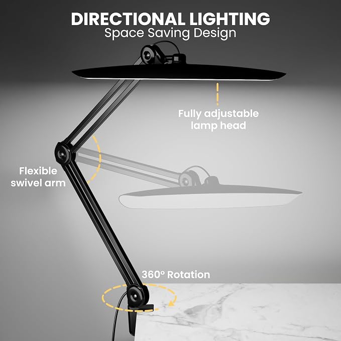 3000 Lumens Adjustable LED Desk Lamp & Task Lamp - Image 3