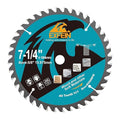 7-1/4 Inch Miter/Table Saw Blade, 40 Teeth ATB TCT Fine Finish Wood Cutting Circular Saw Blade with 4/5 Inch Arbor