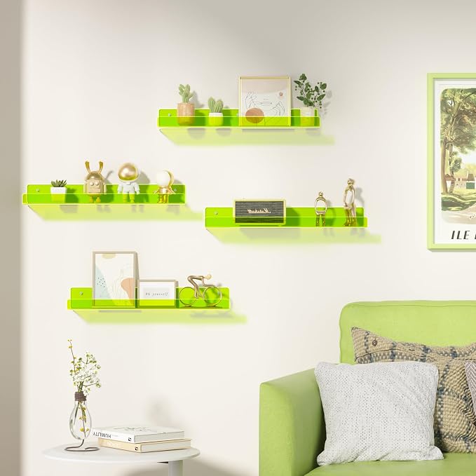 upsimples 4 Pcs 15" Acrylic Shelves - Image 2