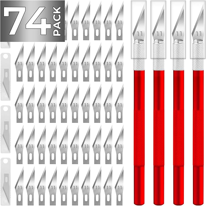 Exacto Knife, Hobby Knife, 74 Pack by JTIEO