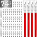 Exacto Knife, Hobby Knife, 74 Pack by JTIEO
