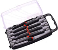 Edward Tools Precision Screwdriver Set with Storage Case - 9 Screwdrivers including Flat, Phillips and Torx - Small Screwdriver Set for Electronics, Eyeglass, Computer, Laptop, Jeweler - Cr-V Steel