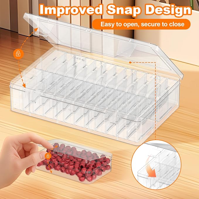 Bead Organizer Box, Craft Storage Box - Image 5