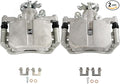 SCITOO 18B5014 18B5015 Rear Left & Right Disc Brake Calipers w/Bracket Fit For Buick For Lucerne 2006-2011,For Cadillac For DTS 2006-2011, Single Piston