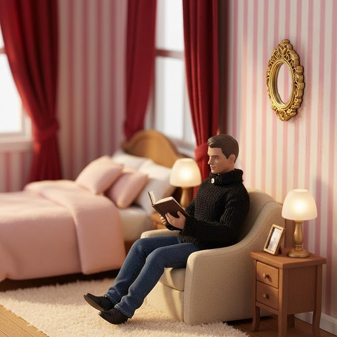 YUXIANLB 8 Pcs Miniature Dollhouse Mirror Set - Image 5