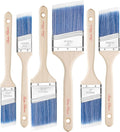 Bates Angle Paint Brushes, 6 Pack by BatesChoice