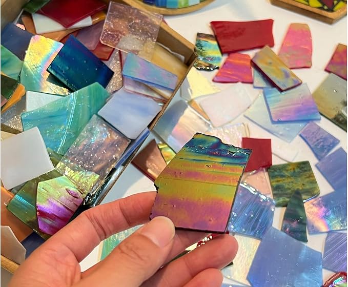 Lanyani Iridescent Stained Glass Pieces - Image 2