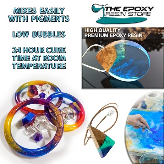 Casting Epoxy Resin, 2 Part epoxy Kit, Small Clear Castings and Decorative - Image 3