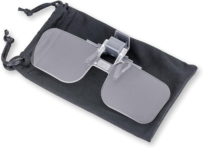 Carson Clip and Flip 2x Power Magnifying Lens | Handsfree Wearable Magnifier - Image 2