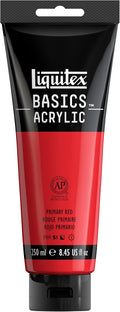 Liquitex BASICS Acrylic Paint, 250ml Tube, Primary Red by Liquitex