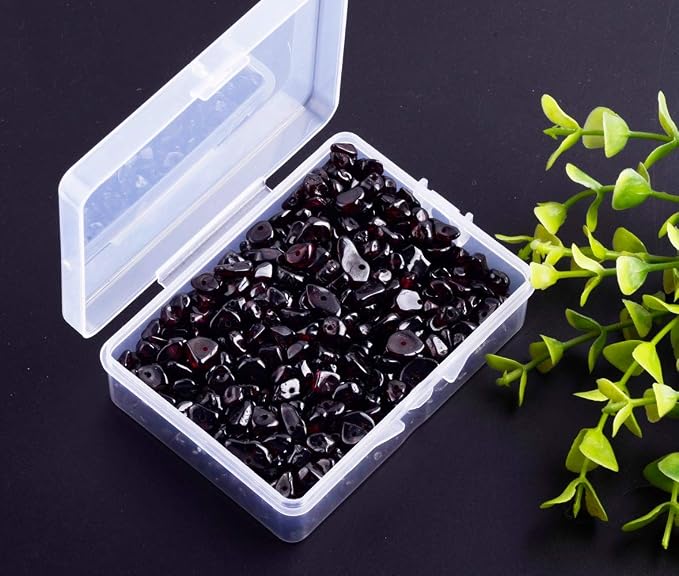 Natural Chip Stone Beads 5-8mm Garnet About 400 Pieces Irregular Gemstones - Image 3
