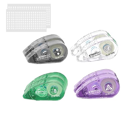 FUNSKY 8 Pack Double Sided Tape Roller by Unknown