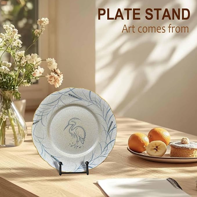 Hoewina Plate Stands for Display, 3 Pack 8 Inch Plate Holder Display Stands - Image 6
