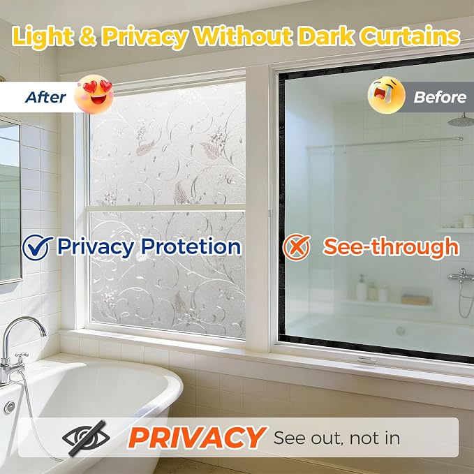 OHTMERU Window Privacy Film Decorative - Image 4