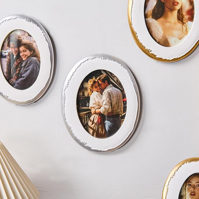 4x6 Ornate Oval Picture Frame, Hand-Crafted Resin Frame - Image 8