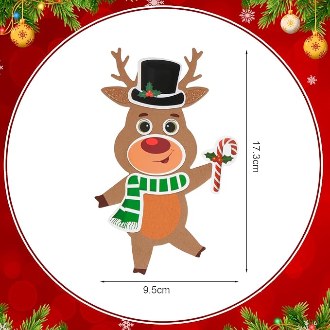 Fennoral 12 Pack Reindeer Crafts - Image 7