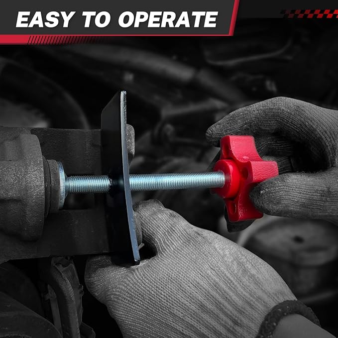 BILITOOLS Brake Pad Spreader, Disc Brake Caliper Compression Tool Caliper Piston Compressor Spreader Tool