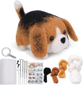 QMNNMA Needle Felting for Beginners, Beagle Needle Felting Set | DIY Wool Felt by Qmnnma