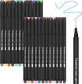 24 Fineliner Pens Set 0.4mm Ultra Fine Tip Drawing Markers by Unknown