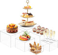6 PCS Buffet Risers, Large Food Risers by Unknown