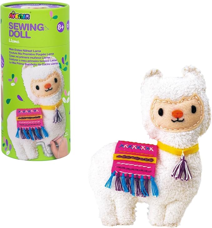 Avenir Sewing Kit for Kids Beginners My First Learn to Sew Craft, Plush Animal by Avenir