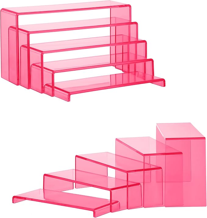 Goabroa Display Risers, 2 Sets 10 Pcs Perfume Stand Organizer, Rectangular by Goabroa
