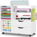 Craft Organization and Storage Cart Compatible by Dooloric