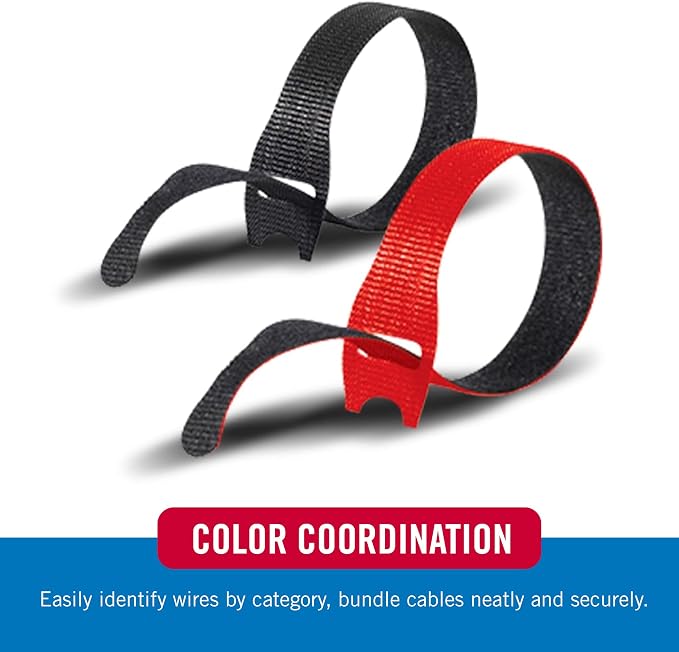 VELCRO Brand Cable Ties, 100Pk - Image 3