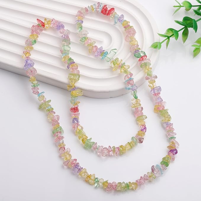 200 Pcs Crystal Chip Glass Beads - Image 7