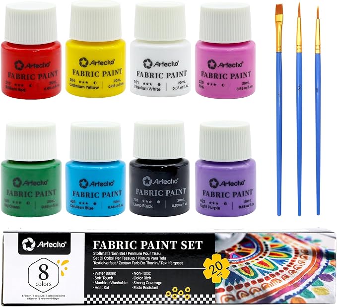 Artecho Fabric Paint Set - Image 2