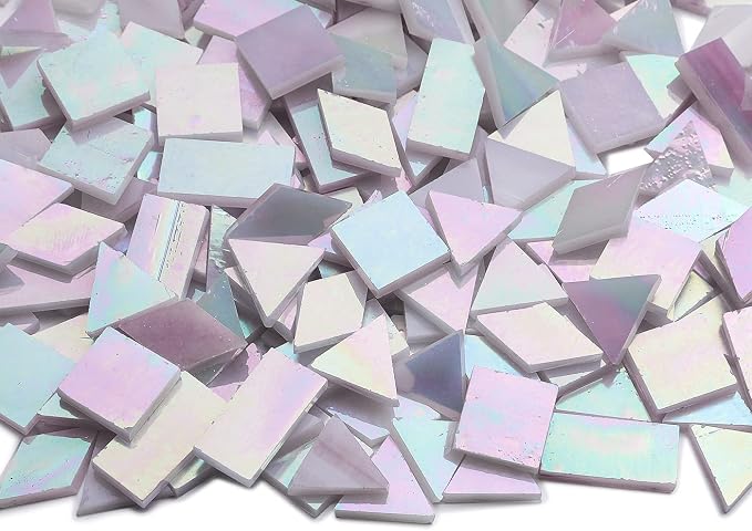 Lanyani Iridescent Stained Glass Mosaic Tiles - Image 2