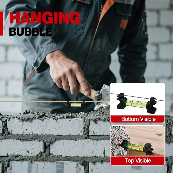 KATA Torpedo Level Magnetic with Light: 9 Inch Shockproof Small Leveler Tool with Ruler - 3 Bubbles Spirit Level with Extra 2 Line Bubble Vials - Plumbing Levelers for Hanging Pictures Home Renovation