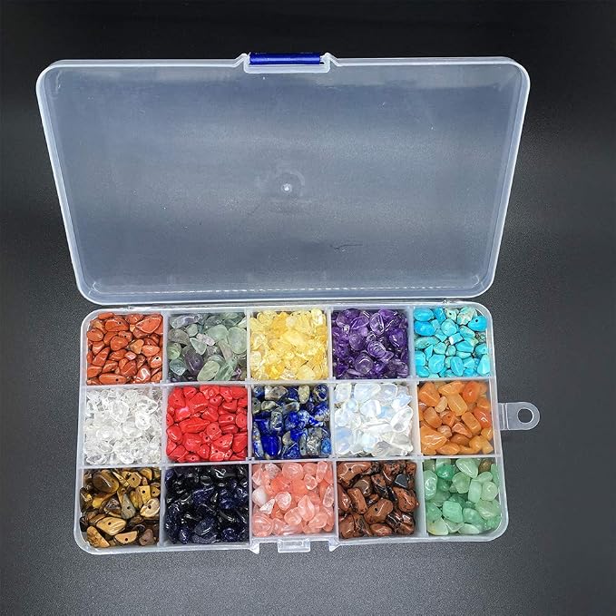 Gemstone Beads Natural Irregular Shaped Stone Chips Crystal Energy Healing Power - Image 3