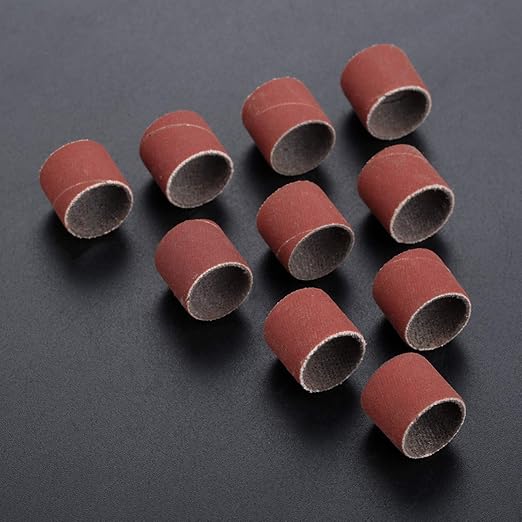 100 PCs Sanding Bands 600 Grit Drums Sleeves For DREMEL Rotary Tools 12CM