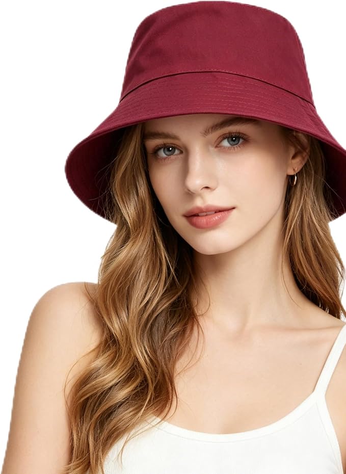 Bucket Hats Bulk Solid Color DIY Blank Hat Bucket Hats by DASSNANE